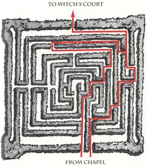 map of hedge maze